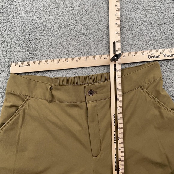 Royal Robbins Pants Womens 12 Khaki Cargo Wide Leg Stretch Hiking Outdoor Roll - Picture 3 of 11